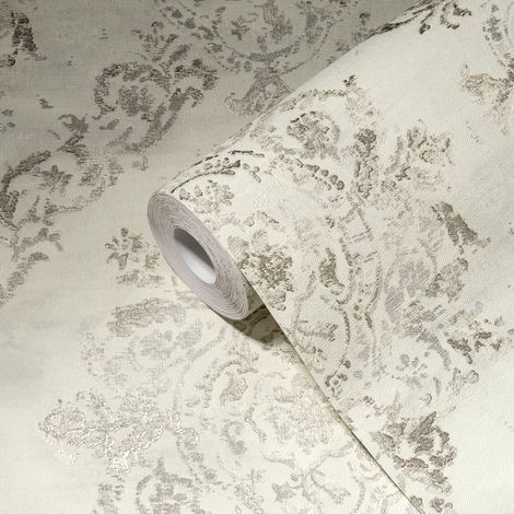 Papier peint Classique Argenté My Home My Spa A.S. Création