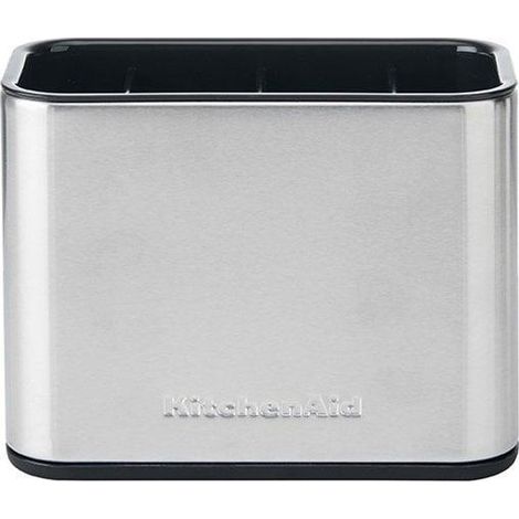 KitchenAid Contenedor Organizador de Cocina Plateado y Negro