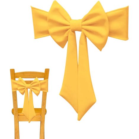 De Noël pour Chaises Décoration De Noeud De Noël Housse De Chaise De Banquet Pour Les Fêtes Les Événements Les Soirées Les Mariages L'Extérieur La Cuisine La Salle À Manger (1/5)