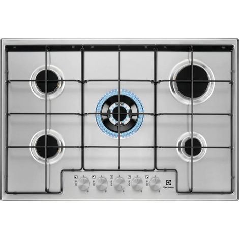 Electrolux Placa de cocción gris 5 fuegos Wok multicorona (1/3)