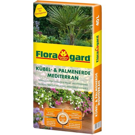 Floragard® Kübel- & Palmenerde Mediterran - 40 Liter (1/3)