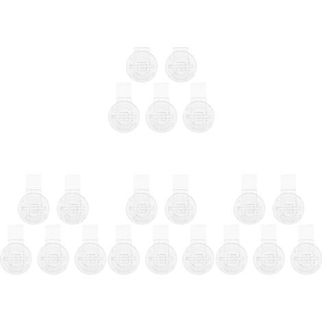 Set of 5 Pieces Clear Acrylic Latch Locks for Jewelry Boxes