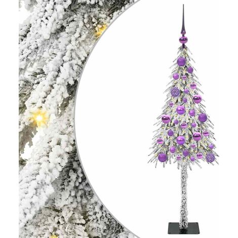 Christmas Tree with 150 LEDs White 120 cm PE and Steel vidaXL (1/5)