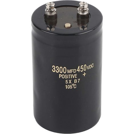 Bolzenstift-Elektrolytkondensator 450V 3300uf Aluminium-Elektrolyse-Dielektrikumkondensator für Filter