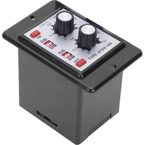 Relais de minuterie à bouton marche/arrêt ATDVYA AC110V 220V 50/60Hz (1/5)