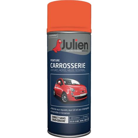 Peinture aérosol pour Carrosserie - Brillant Orange 37109 - 400 ml - Julien (1/5)