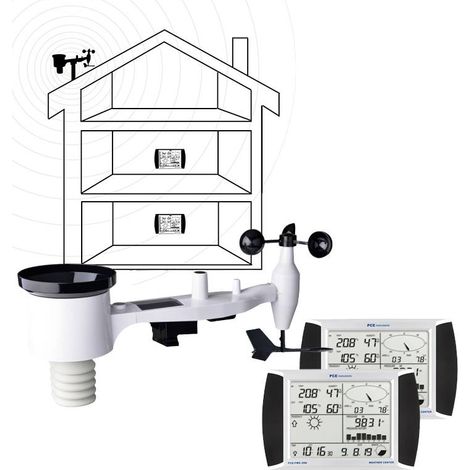 PCE Instruments PCE-FWS 20N-1 PCE-FWS 20N-1 Station météo numérique (1/5)