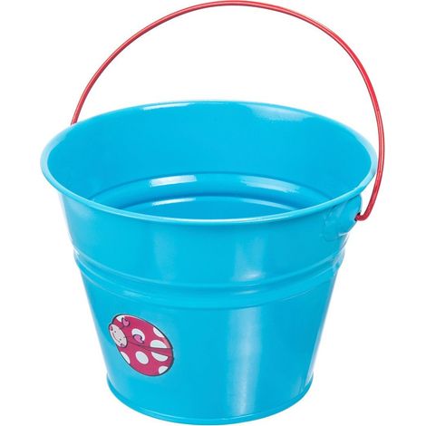 Seau Stocker KIDS GARDEN bleu clair