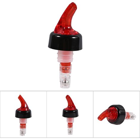 1 Pièce Flacon Doseur 15mL Rapide pour Boissons, Vin et Cocktails - Distributeur de Comptoir Rouge (1/5)