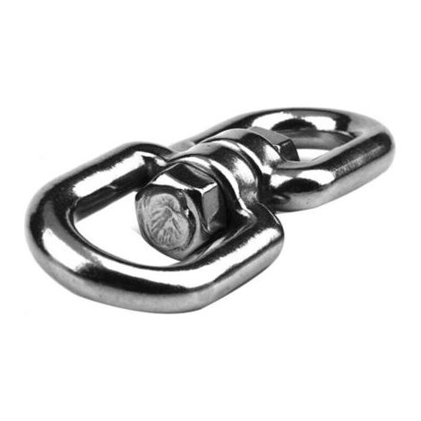 Deux anneaux pivotants double face en acier inoxydable M10 304, anneaux pivotants pour crochets de suspension de chaise (1/4)