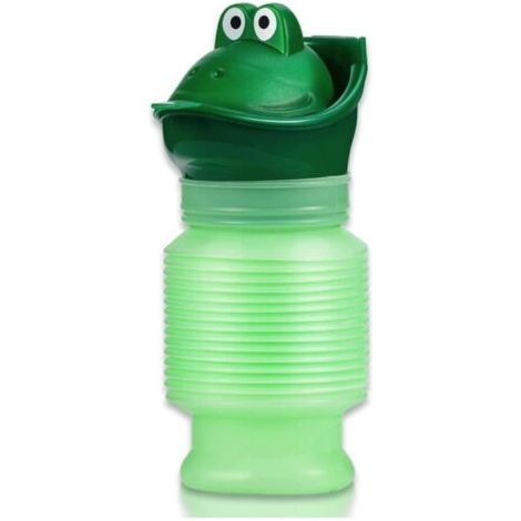 QORVA-Urinoir rétractable 600 ml pour homme et femme - Portable - Urinoir d'urgence réutilisable - Pour camping, voiture, voyage, embouteillage et file d'attente