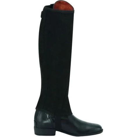Mini chaps Equipage Aspen cuero sintético lavable cierre velcro