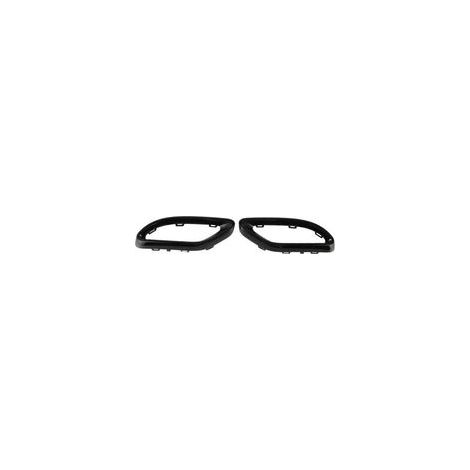 Auspuffblende in Hochglanzschwarz für Mercedes-Benz ABCE GLC CLS W177 W247 W205 W213 X253 C257. Gefertigt aus ABS und PC. Einfacher Austausch. (1/4)