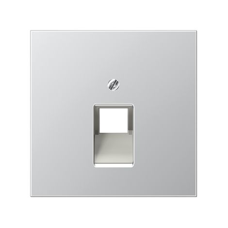 Tapa para toma de teléfono o datos RJ11-RJ45 ALUMINIO JUNG AL 2969-1 UA