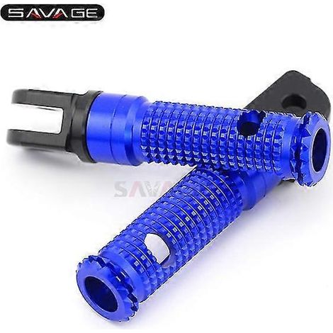 Vordere Fußrasten für Suzuki GSR GSXS 750 1000/F Hayabusa Bking GSX1300/R 2008-2020 Motorrad-Fahrerfußrasten GSR750 – Blau (1/5)