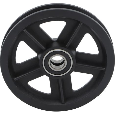 Kit de suspension à roulettes pour porte coulissante domestique et porte de grange coulissante (1/5)