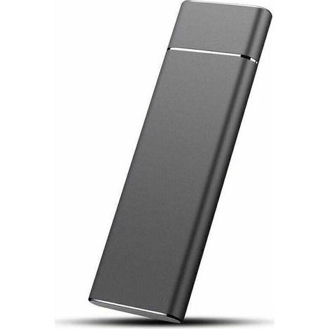 Disque Dur Externe - SSD - 2 To - USB 3.0 - Portable - Antichoc - Aluminium (1/3)