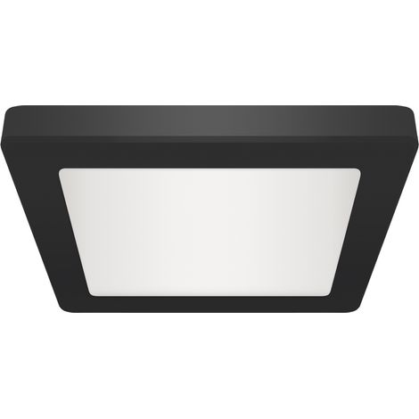 Plafonnier LED OLGA D 12W noir CCT 3000K/4600K/6500K IP20 noir (1/2)