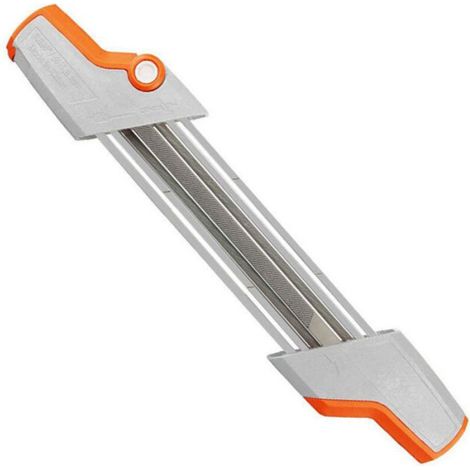 Porte-lime 2 en 1 pour chaîne de tronçonneuse 3/8" P Ø 4,0 mm (1/5)