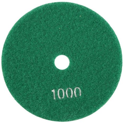 QORVA-Disques de polissage diamantés humides de 5 pouces (125 mm) pour granit, béton, marbre (1 000) (1/5)