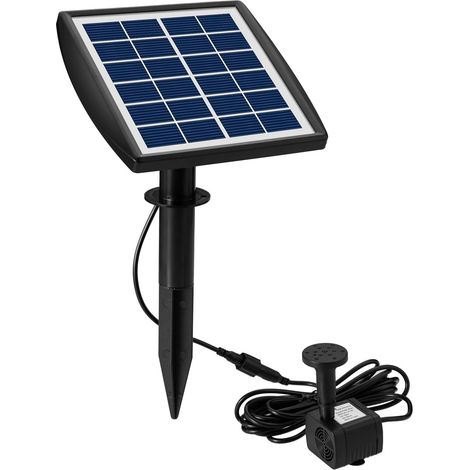 Pompe solaire pour fontaine à oiseaux 2 W Fonctionne à l'énergie solaire Pour jardin, aquarium, décoration de bassin (1/5)