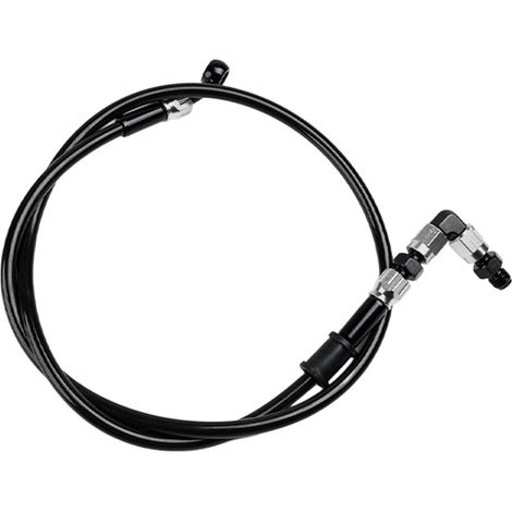 Tuyau d'huile de frein hydraulique de 100 cm, tuyau d'huile de frein à 90° pour moto, scooter, puits, installation facile (1/5)