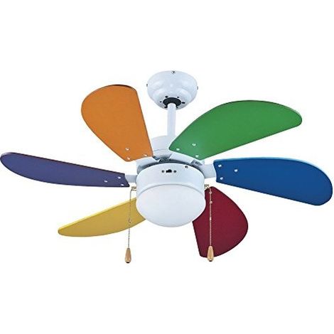 Ventilatore a soffitto Zephir zfs690c con luce 60w e pale Ø92cm (1/2)