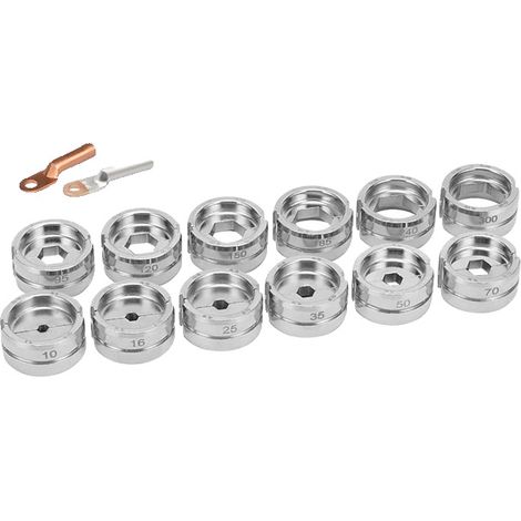 Mâchoire de presse à tuyaux hydraulique, compatibilité avec les raccords Pex, formes de presse Cooper Cube, sertissage 10-300 mm2 (1/2)