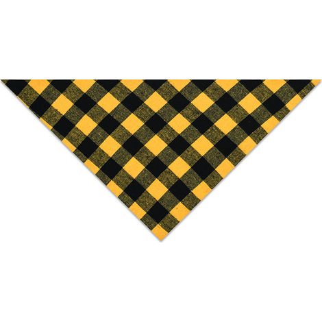 Bavoirs pour animaux de compagnie en polyester-coton à carreaux, écharpes triangulaires, décorations de Noël, cache-cou pour chiens et chats - 4 - 63x28cm (une face)