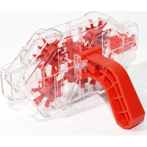 Profi Kettenreiniger pour vélo – Dispositif de nettoyage haut de gamme pour chaînes de vélo de course, VTT et VAE – Inclut brosse de nettoyage et adaptateur