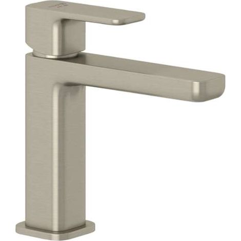 Kludi Renon - Grifo de lavabo con desagüe Push-Open, níquel cepillado 42288N575 (1/2)
