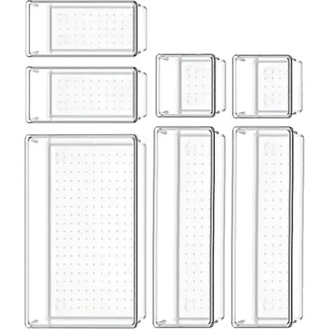 Set di organizer per cassetti, misure versatili, materiale ecologico, 7 pezzi (1/2)