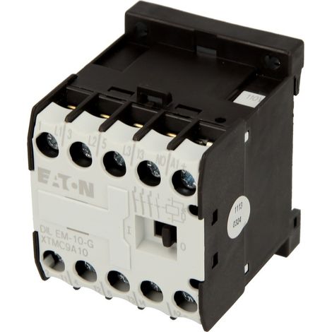 Eaton contacteur de puissance AC-3/400V :4kW 3pDC, DILEM-10-G(110VDC) 1F