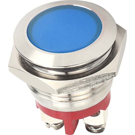 Voyant LED de 0,6 pouce, signal lumineux puissant, base ignifugée, étanchéité IP66, usage universel (bleu) (1/5)
