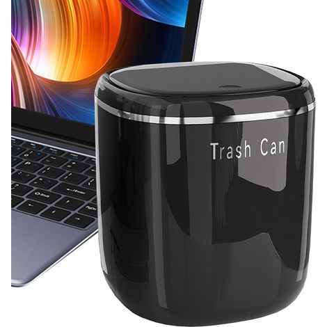Poubelle De Bureau De Petite Taille Poubelle 2.6L Pour Déchets De Table Pour Maquillage,Pour La Salle De Bain La Cuisine La Chambre La Voiture En Intérieur Et En (1/5)