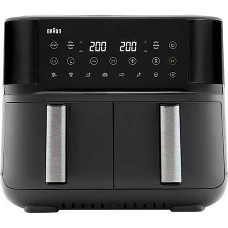 Braun TwinCook 3 TD3030IBK Doppel-Heißluftfritteuse