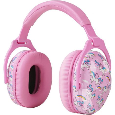 Kinder Gehörschutz Kopfhörer mit Einhorn-Motiv, SNR 25dB, verstellbar (1/5)