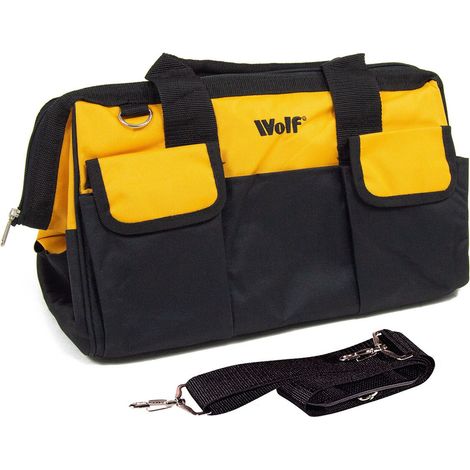 19 inch / 470mm Tool Bag Wolf Heavy Duty Travel Holdall Work Storage Case (1/4)