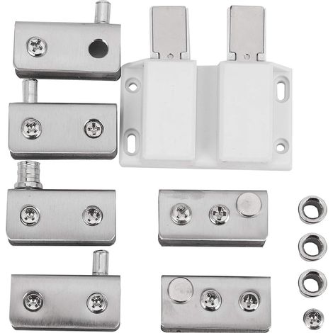 pivotante à double tête en acier inoxydable pour portes en