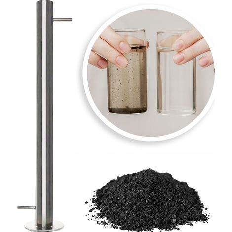 COLONNE DE FILTRATION AU CHARBON EN ACIER INOXYDABLE (1/3)