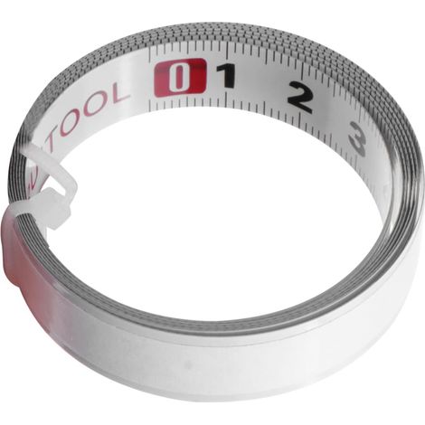 SHINEOFI 1m Ruban à Onglet Acier Règle Métrique Adhésive Pour Travail Du Établis