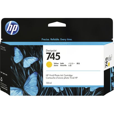 Hewlett Packard HP F9J96A Original Druckerpatrone 745 gelb für Z2600 Z5600 (1/3)