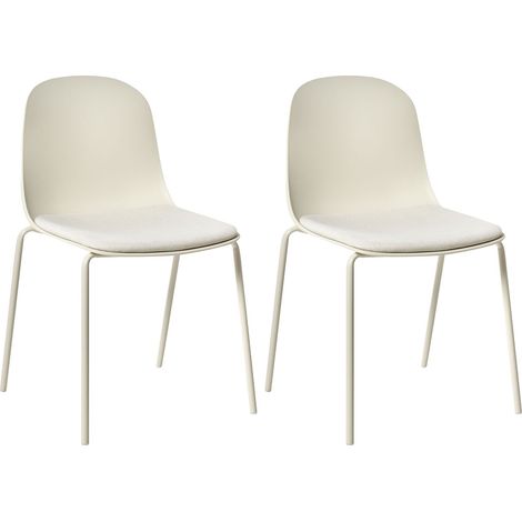 Konferenzstuhl 2er Set DORR Hellbeige (1/5)