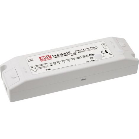 MEAN WELL PLC-30-12 LED-Treiber, LED-Trafo Konstantspannung, Konstantstrom 30 W 0 - 2.5 A 12 V/DC n