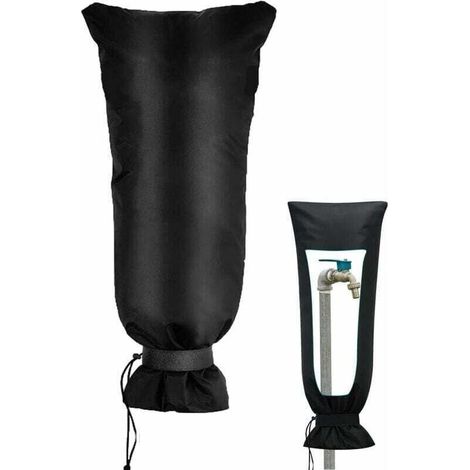 Robinet extérieur antigel, housse de protection pour robinet extérieur, housse antigel pour robinet, housse de robinet de jardin d'hiver antigel neige pluie antigel (51 x 20cm)
