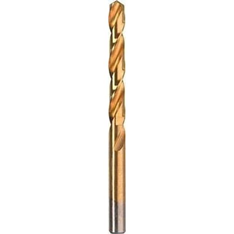 kwb Ø 2 mm Drill in metallo HSS Tin 238620 (trapano a spirale HSS, qualità industriale, terra di precisione, alta velocità di taglio, DIN 338, trapano titanio) (1/3)