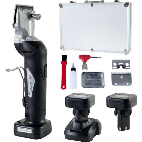 Esquiladora para Caballos Inalámbrica 180W, 2500 RPM, 2 Baterías 4000mAh, Cuchillas Tipo A2 Lister, Bajo Ruido, 4h de Autonomía y Maletín (1/5)