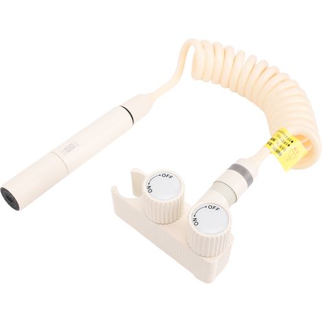 Kit douchette bidet à main cuivre polyvalent double commande robinet WC mural beige (1/4)