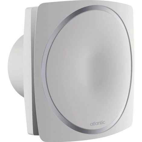 Atlantic – Aérateur permanent Curv Genius 120 – Débit 45/135 m3/h – Diamètre 120 mm – Silencieux 20 dB(A) – Installation murale ou plafond