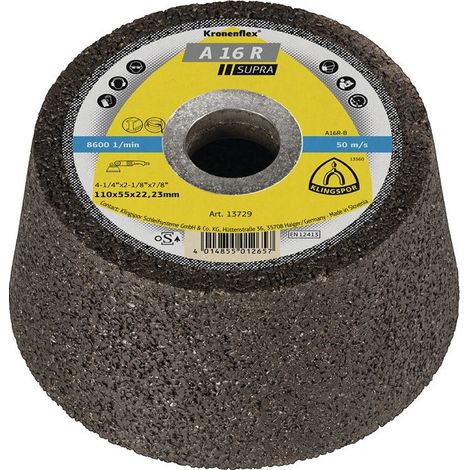 KLINGSPOR  Plato  de  desbaste  A16  R  100  /  55  mm  -  13729